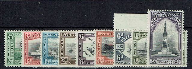 Image of Falkland Islands SG 127/35 UMM British Commonwealth Stamp